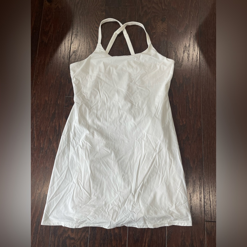 Rhoback White Athletic Dress Size Small Workout Golf Tennis Crossback Shorts